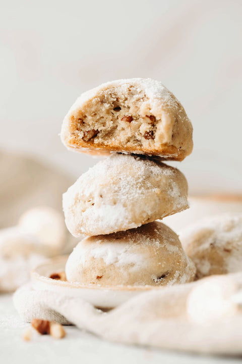 Vegan Grain-Free Snowball Cookies