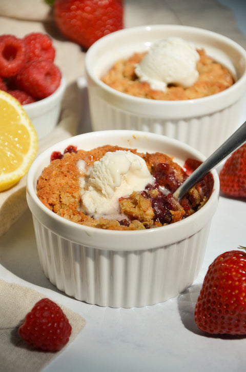 Mini Vegan Berry Crumble