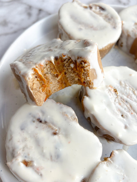 No-Bake Carrot Cake Cinnamon Rolls