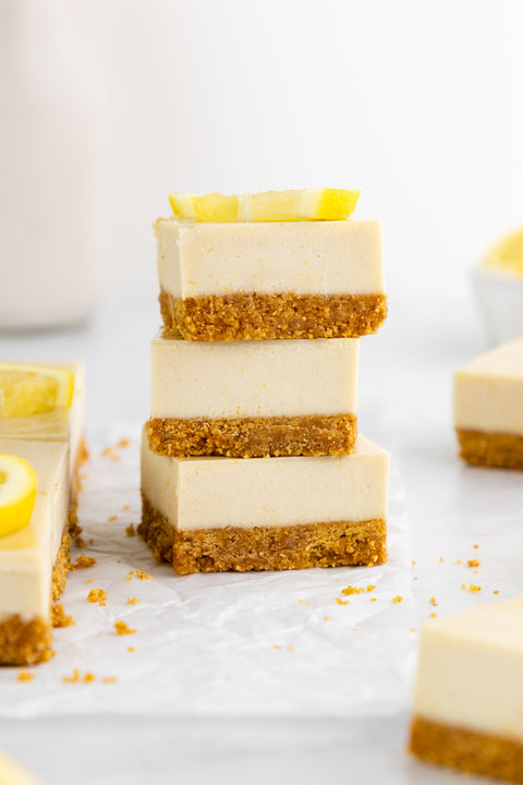 Vegan Lemon Cheesecake Bars