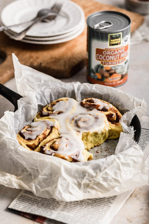 Vegan Golden Milk Cinnamon Rolls