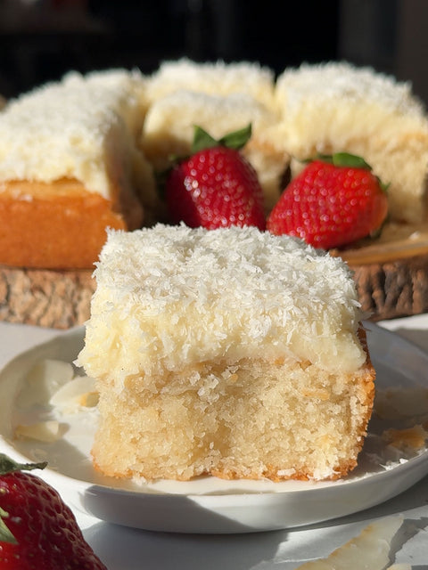 Vegan Summer Coconut Cake