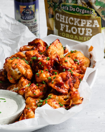 Cranberry BBQ Cauliflower Wings