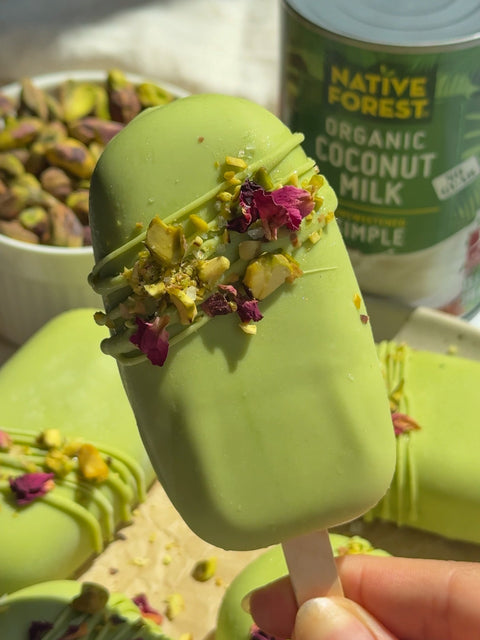 Vegan Pistachio Magnum Ice Cream Bars
