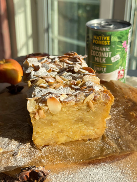 Dairy-Free Invisible Apple Cake