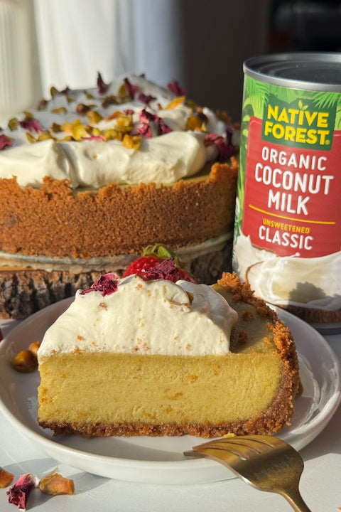 Dairy-Free Pistachio Cheesecake