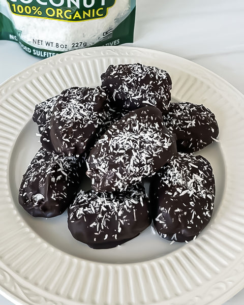 Mounds Coconut Stuffed Dates
