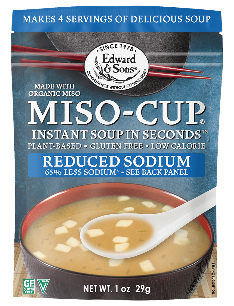 miso Reduced Sodium Miso-Cup® (4-Pack) – Edward & Sons Trading Co.