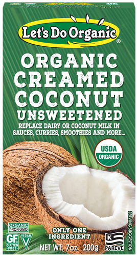 Let's Do Organic® Organic Unsweetened Creamed Coconut