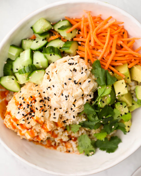 Vegan Hearts of Palm Sushi Bowls