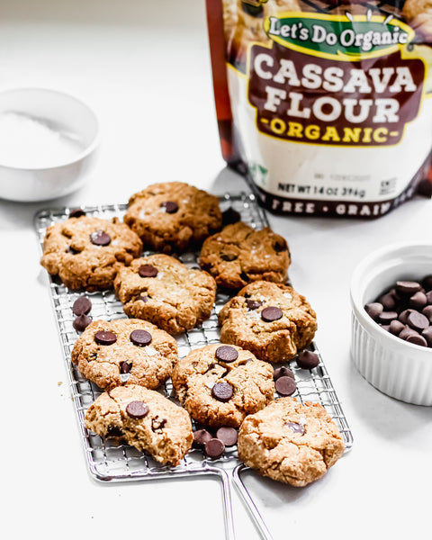 Cassava Flour Chocolate Chip Cookies