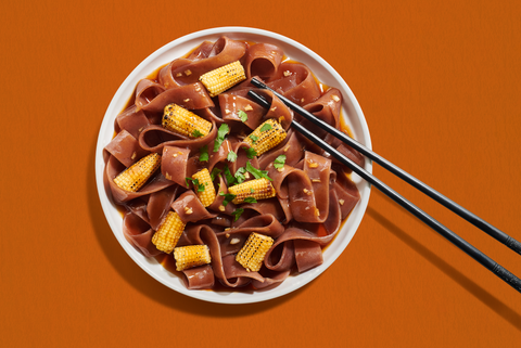 Vegan Brown and Black Rice Pad See Ew Noodle Stir Fry