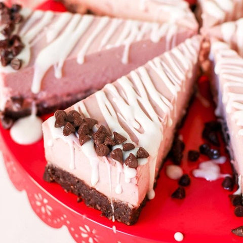 Raw Vegan Peppermint Cheesecake