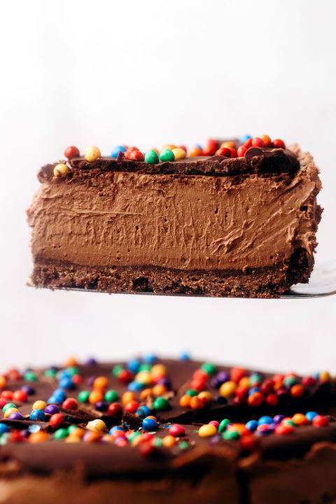 Vegan Cosmic Brownie Cheesecake