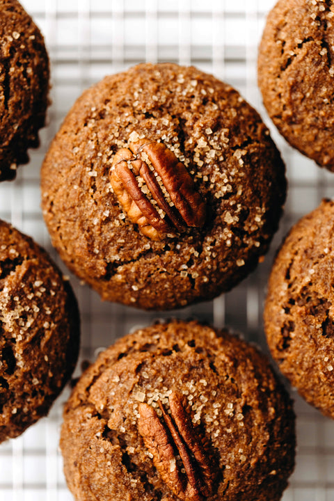 Vegan Pecan Pie Muffins