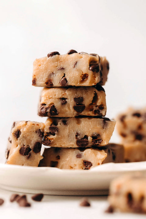 Vegan Cookie Dough Fudge