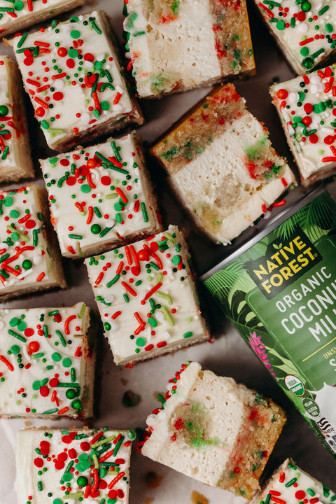 Vegan Sugar Cookie Cheesecake Bars