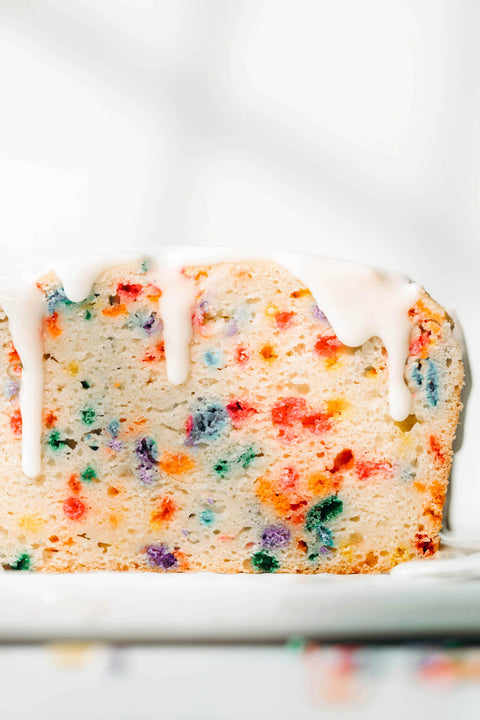 Vegan Funfetti Loaf Cake