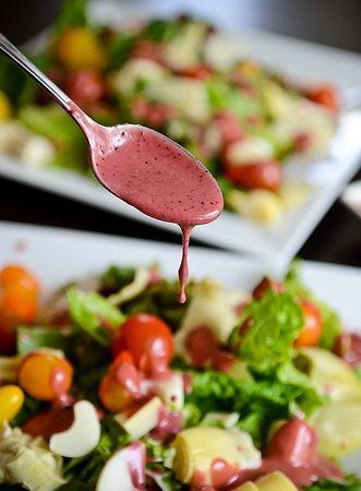 Hearts of Palm & Artichoke Salad With Strawberry Vinaigrette