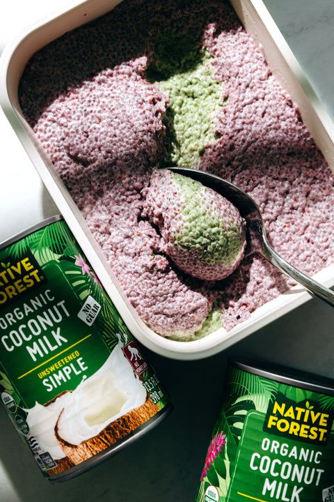 Strawberry Matcha Layered Chia Pudding