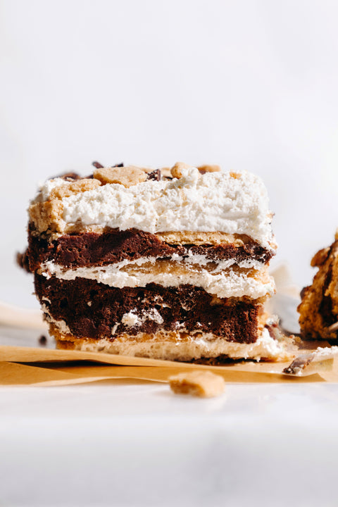 Dairy-Free S'mores Ice Box Cake