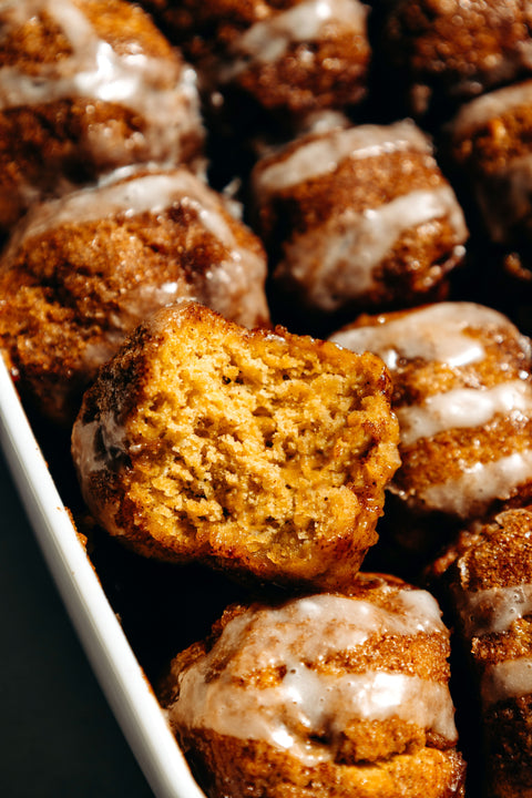 Dairy-Free Pumpkin Cinnamon Roll Bites