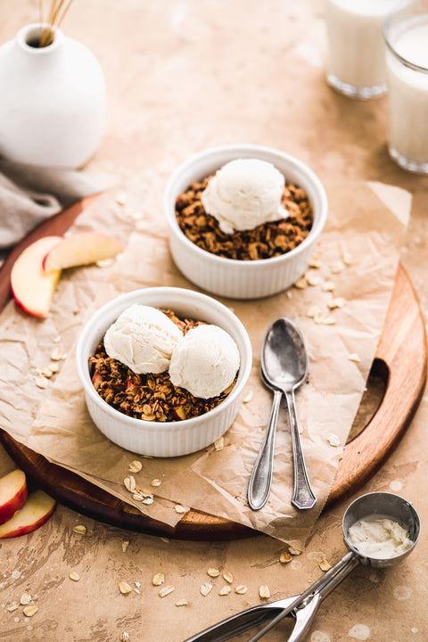 Vegan Apple Crisp For Two