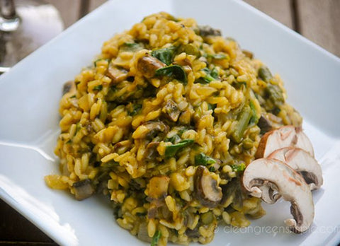 Chreesy® Risotto w/Portobellos and Peppers