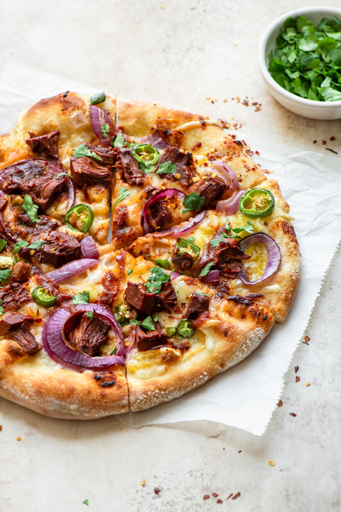 BBQ Jackfruit Pizza