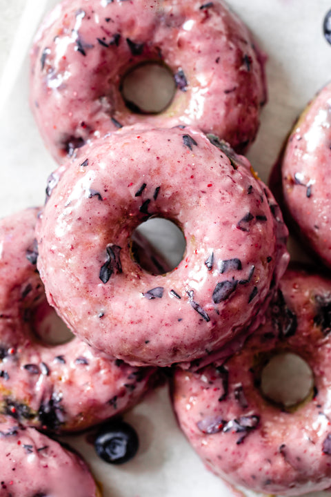 Gluten Free Blueberry Donuts