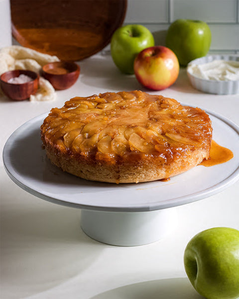 Dairy-Free Caramel Apple Upside Down Cake