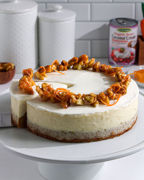 Vegan Carrot Cake Cheesecake