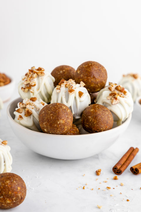 Vegan Carrot Cake Truffles