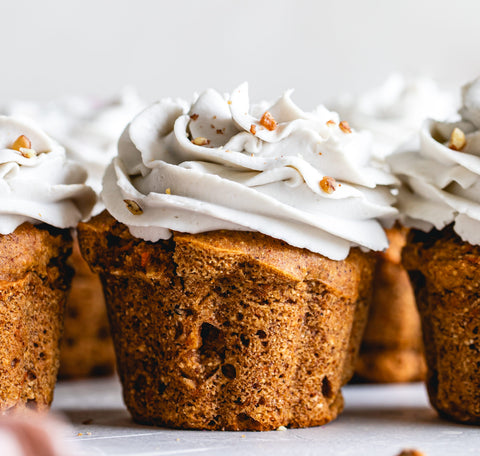 Vegan Carrot Cake Cupcakes