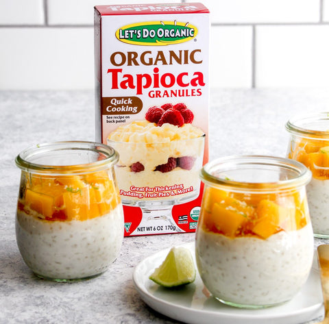 Vegan Mango Tapioca Pudding