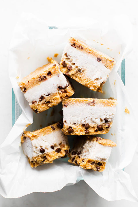 Vegan Cookie Dough Ice Cream Sandwiches