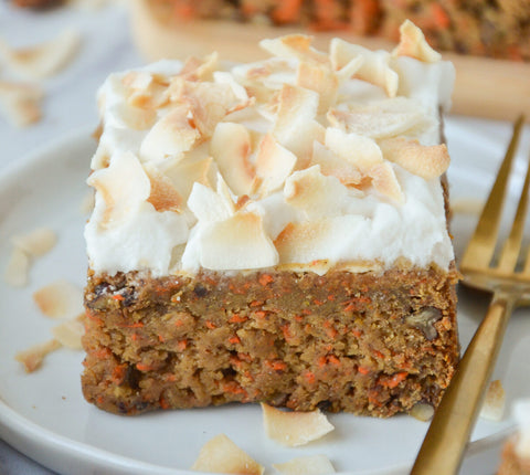 Vegan Carrot Cake Bars