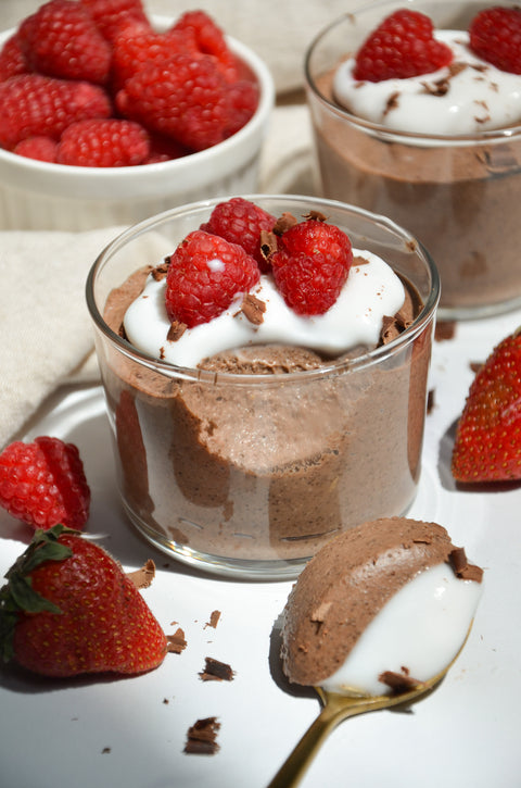 Chocolate Protein Chia Pudding