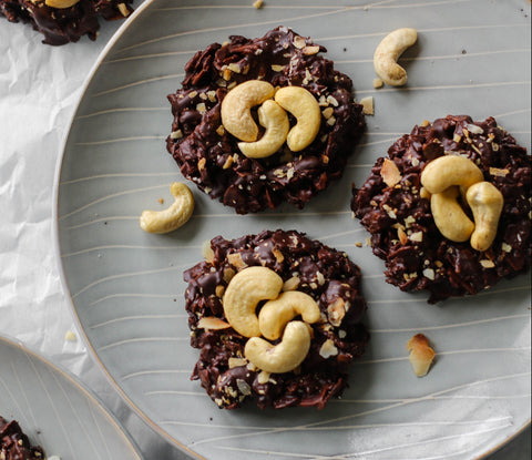 3 Ingredient  Chocolate Toasted Coconut Birds Nests