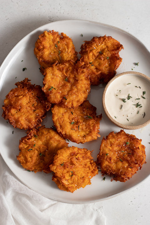 Sweet Potato Butternut Squash Fritters