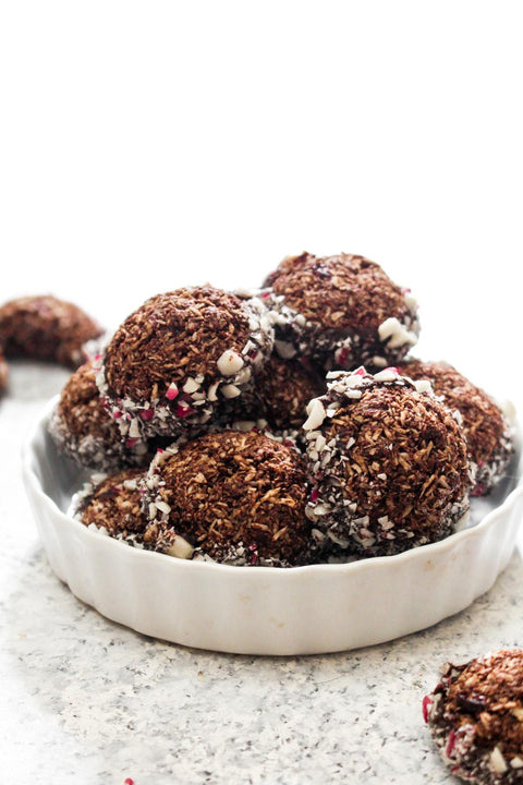 Vegan Chocolate Peppermint Macaroons