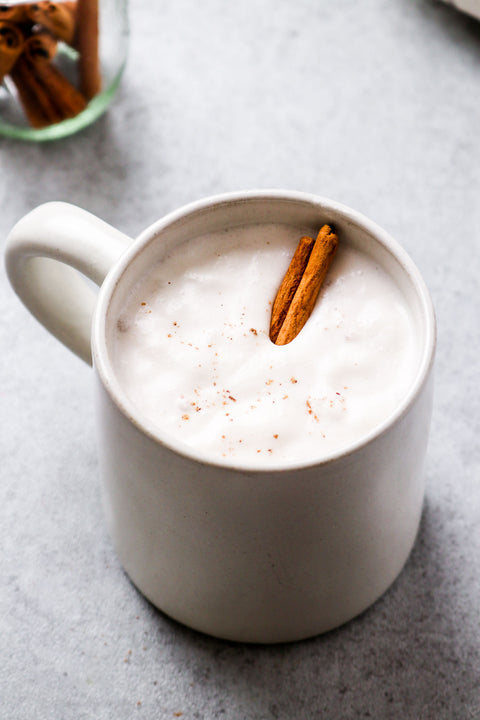 Vegan Eggnog Latte