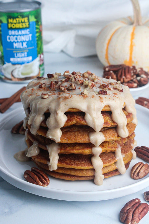 Vegan Pumpkin Protein Pancakes