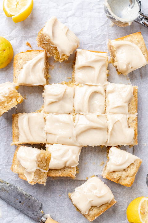 Vegan Lemon Brownies