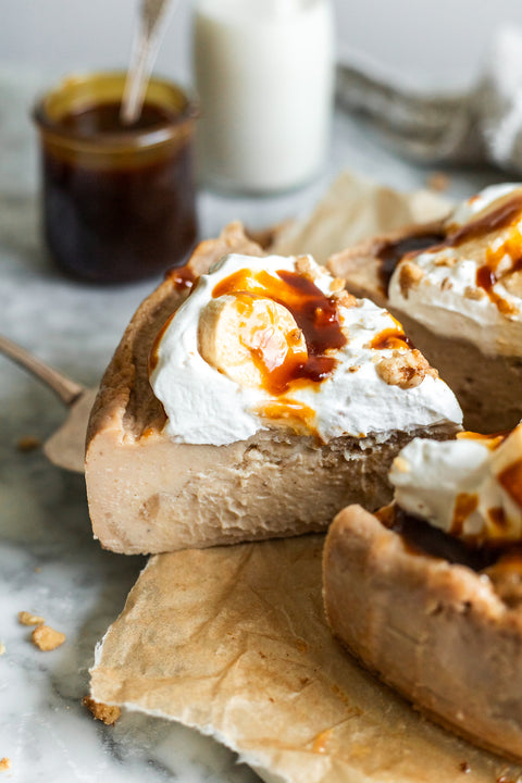 Vegan Banana Bread Cheesecake