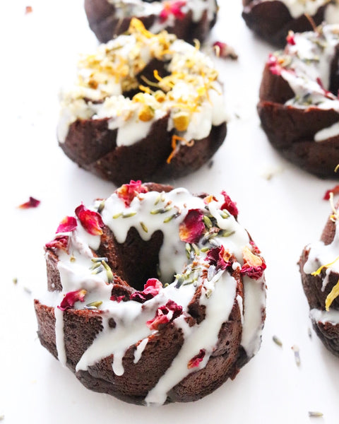 Vegan Grain-Free Chocolate Bundt Cakes