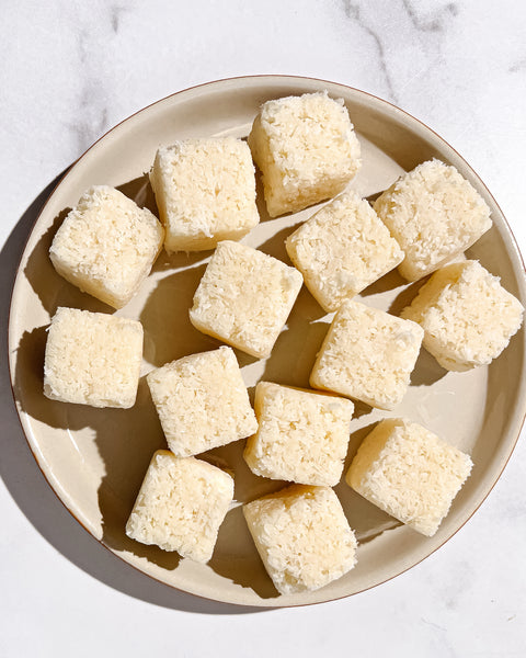 Coconut "Ice" Cubes