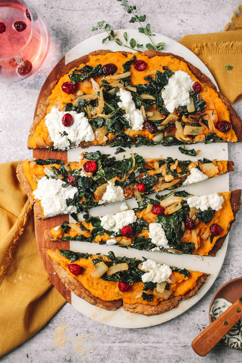 Vegan Thanksgiving Flatbread