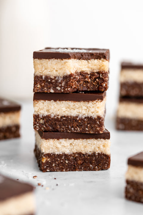 No-Bake Coconut Brownies