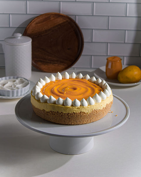 Dairy-Free No-Bake Mango Cheesecake